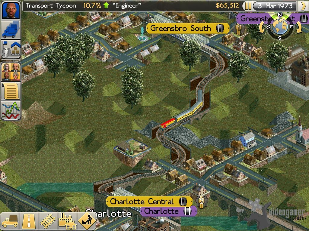 12 screenshots for Transport Tycoon