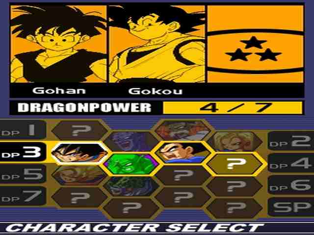 Dragon Ball Z: Supersonic Warriors 2 Screenshots, Nintendo DS