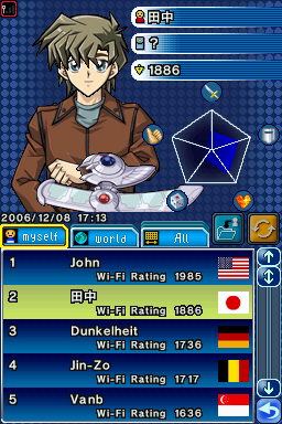 All Yu-Gi-Oh! World Championship 2007 Screenshots for Nintendo DS