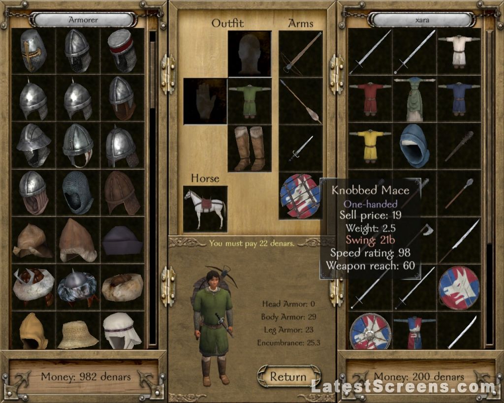 All Mount and Blade Screenshots for PC