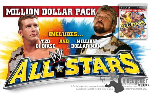 WWE All Stars - Million Dollar Pack Pre-Order Bonuses for UK Shoppers