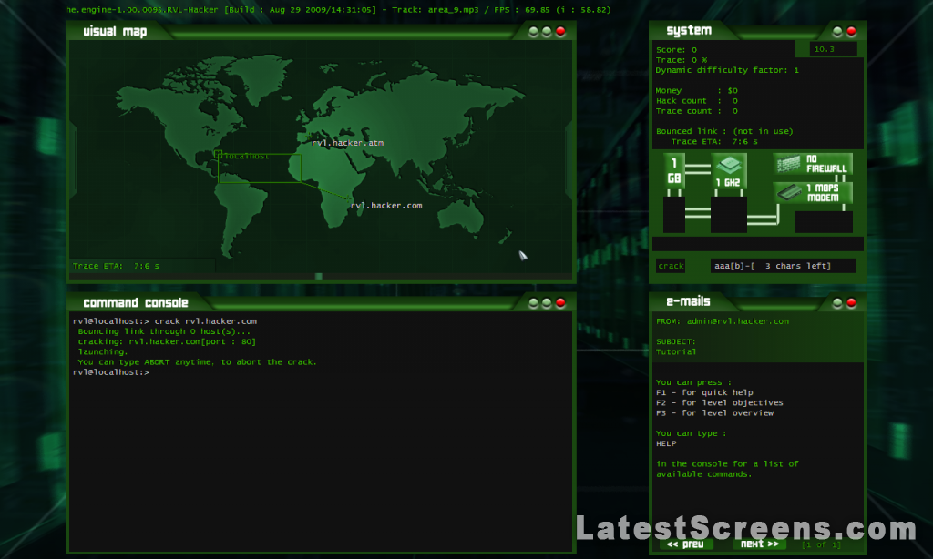 All RVL Hacker Screenshots for PC