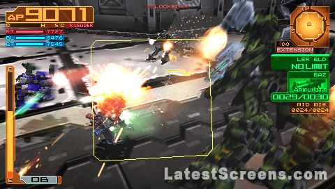 All Armored Core 3 Portable Screenshots For Psp