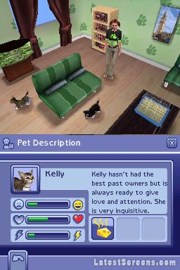 All The Sims 2 Apartment Pets Screenshots For Nintendo Ds