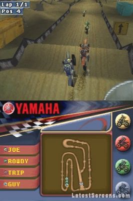 All Yamaha Supercross Screenshots for Wii Nintendo DS